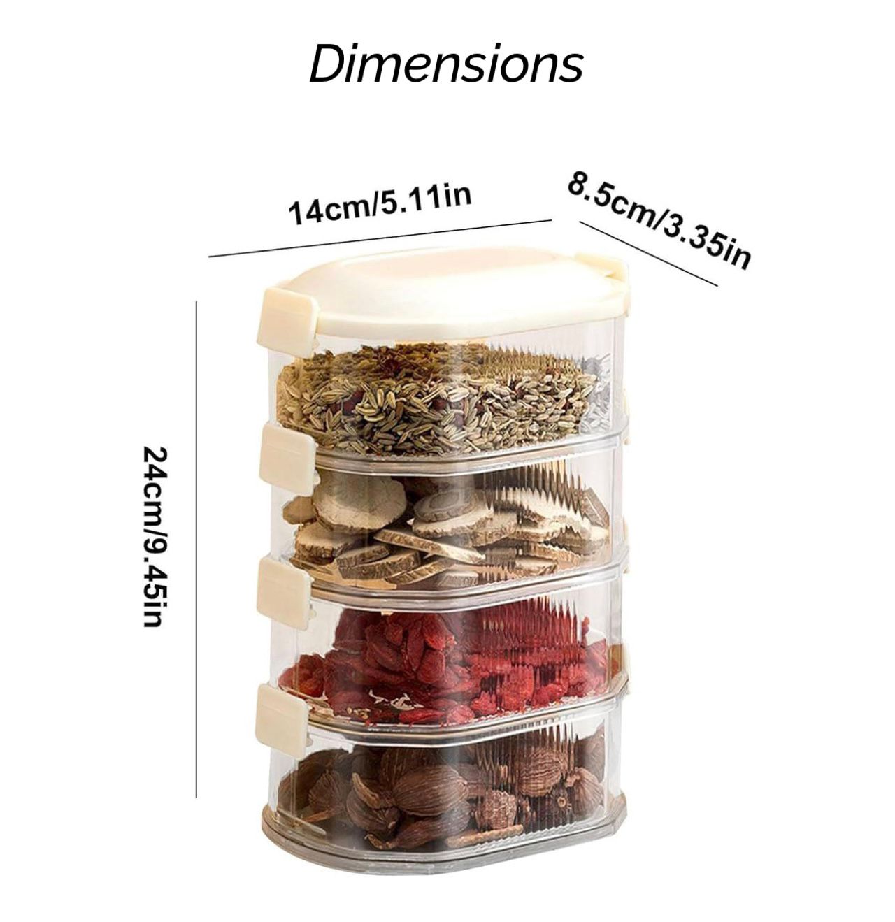 4 Tier Spice/Storage Box