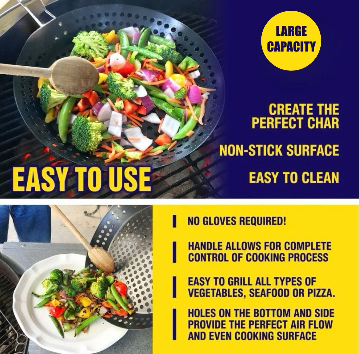 Grill Topper Skillet