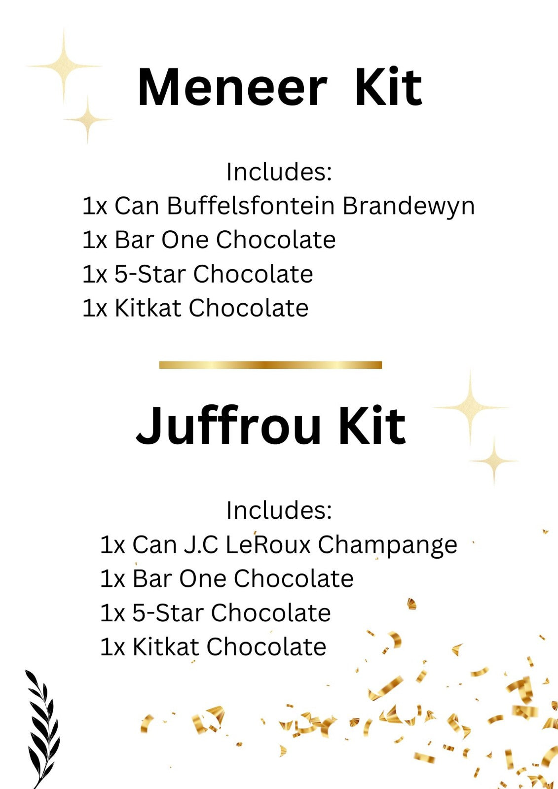 Juffrou/Mnr Vakansie Kit